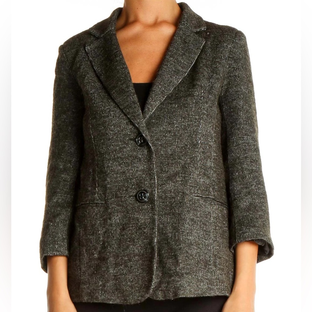 Anthropologie Cartonnier cotton blend blazer suit jacket size large